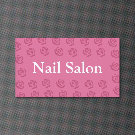 Roses Patroon - Nagelstudio Visitekaartje