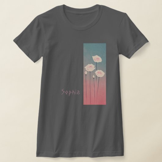 Roses, personalized t-shirt (Laagn)
