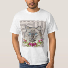 Roses Ragdoll Kat T-Shirt