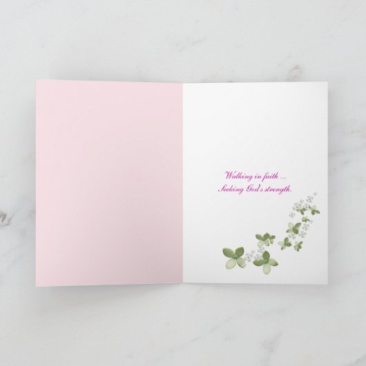 Roses & Ribbons Kaart (Binnen)