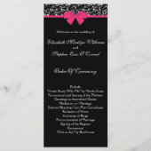 Roses roze roze roze roze roze roze roze roze roze programmakaart (Voorkant)