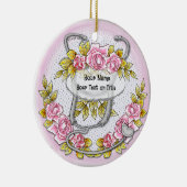 Roses Stethoscope nurse ornament (Rechts)