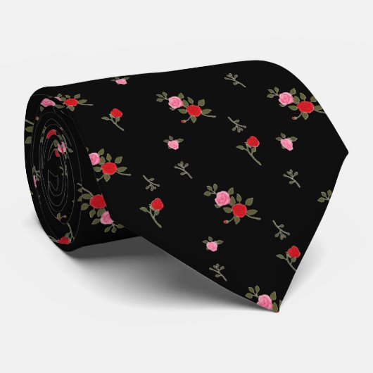 Roses Stropdas (Opgerold)