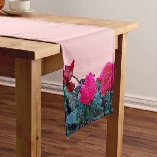 ROSES TABLECLOTH KORTE TAFELLOPER (Voorbeeld)