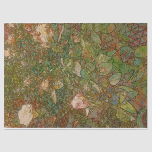 Roses Tissue Paper Tissuepapier (Voorkant)