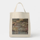 Roses Under the Trees Gustav Klimt Wall Art Print Tote Bag (Achterkant)