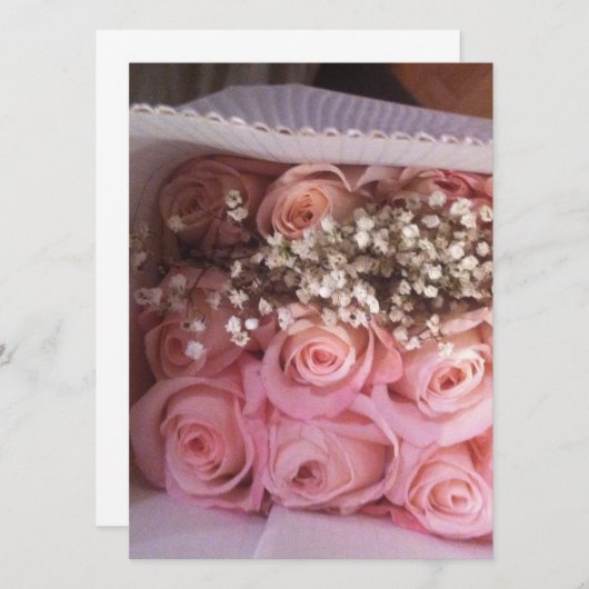 Roses verzoeken kaart (Voorkant / Achterkant)