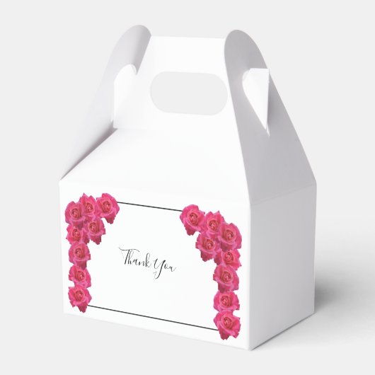 Roses Wedding Gift Bedankdoosjes (Achterkant)