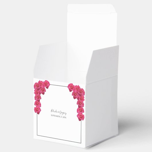 Roses Wedding Gift Bedankdoosjes (Geopend)