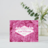 Roses Wedding in Las Vegas Briefkaart (Staand voorkant)