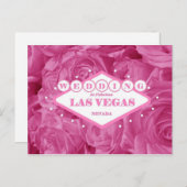 Roses Wedding in Las Vegas Briefkaart (Voorkant / Achterkant)