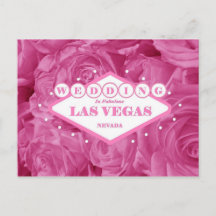 Roses Wedding in Las Vegas Briefkaart