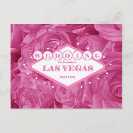 Roses Wedding in Las Vegas Briefkaart