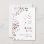 Roses Wedding Save The Date (Voorkant)
