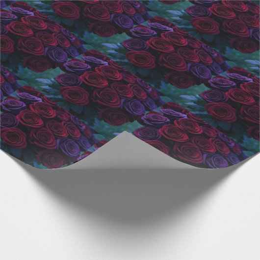 Roses Wrapping paper Cadeaupapier (Hoek)