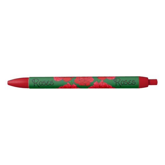  Roses  Zwarte Inkt Pen (Voorkant)