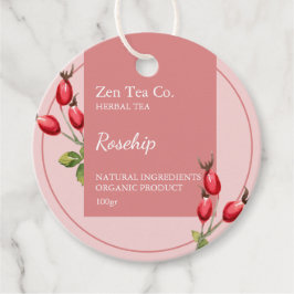 Roseship Herbal Tea Business Label