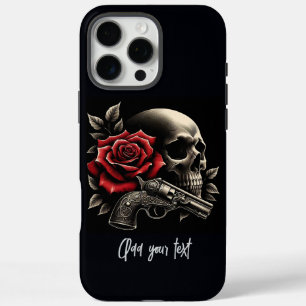 RoseSkull iPhone 16 Pro Max Hoesje