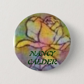 rosestainglass, NANCYCALDER Ronde Button 5,7 Cm