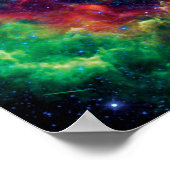 Rosetta-nevel NASA-ruimtestfoto Poster (Hoek)