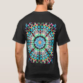 "Rosetta Pattern", abstract, psychedelic, fractal T-shirt (Achterkant)