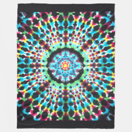 Rosetta Pattern Fleece Blanket Deken