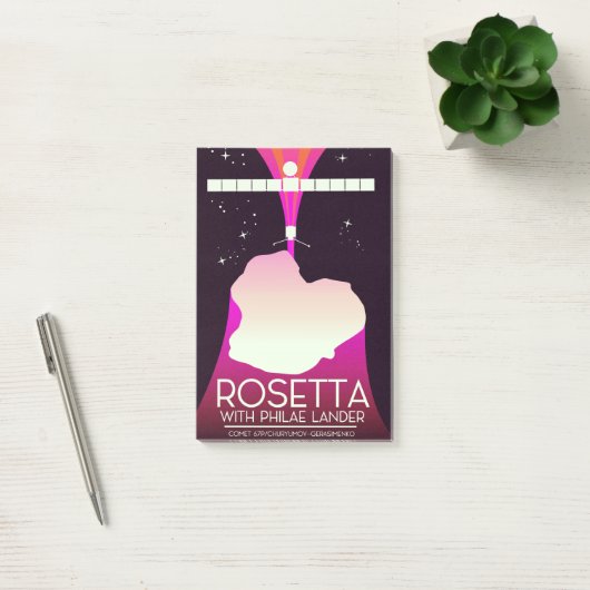 Rosetta & Philae Lander Space Art. Post-it® Notes (Kantoor)