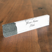 Rosetta Stone Ancient Egyptische hiërogliefen Naambordje (Zijkant)