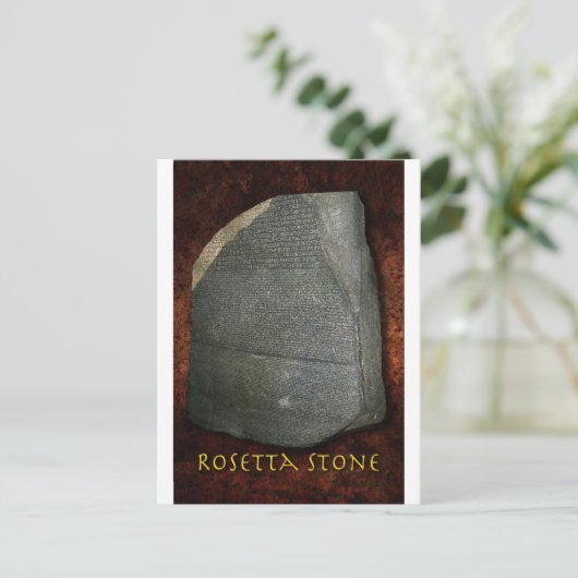 Rosetta Stone Briefkaart (Staand voorkant)