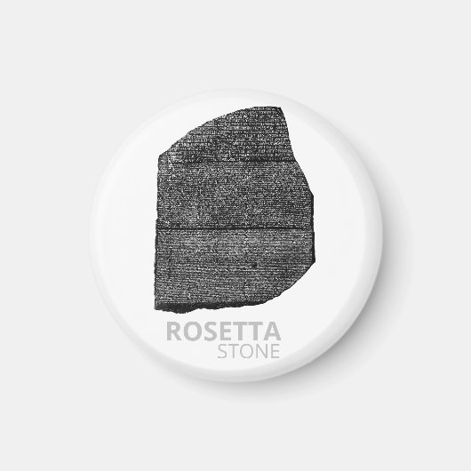 Rosetta Stone farao talen interpretatiesleutel Magneet (Voorkant)