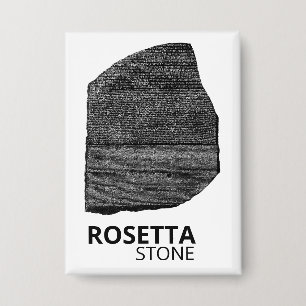Rosetta Stone: Hiëroglief Oud-Egyptische Taal Button