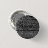 Rosetta Stone Ronde Button 3,2 Cm (Voorkant /achterkant)