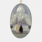 Rosette en Prince Charmant Keramisch Ornament (Links)