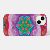 Rosette Kaleidoscoop iPhone Hoesje iPhone 14 Hoesje (Achterkant horizontaal)
