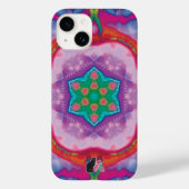 Rosette Kaleidoscope iPhone Case (Achterkant)