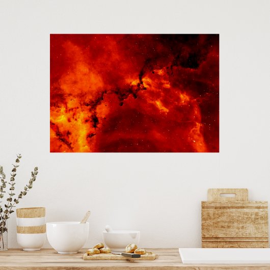 Rosette Nebula Foto Poster (Keuken)