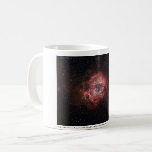 Rosette Nebula Koffiemok (Voorkant links)