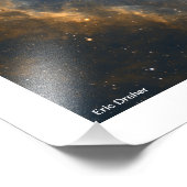 Rosette Nebula met Border van Eric Dreher Foto Afdruk (Hoek)