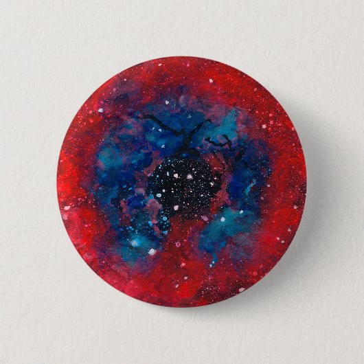 Rosette Nebula-toets Ronde Button 5,7 Cm (Voorkant)