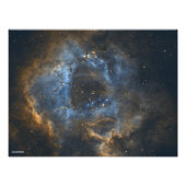 Rosette Nebula van Astrofotograaf Eric Dreher Foto Afdruk (Voorkant)