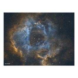 Rosette Nebula van Astrofotograaf Eric Dreher Foto Afdruk