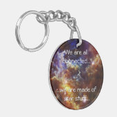 Rosette Nebula's Stellar Nursery Sleutelhanger (Voorkant Links)