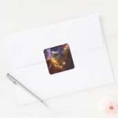 Rosette Nebula's Stellar Nursery Vierkante Sticker (Envelop)