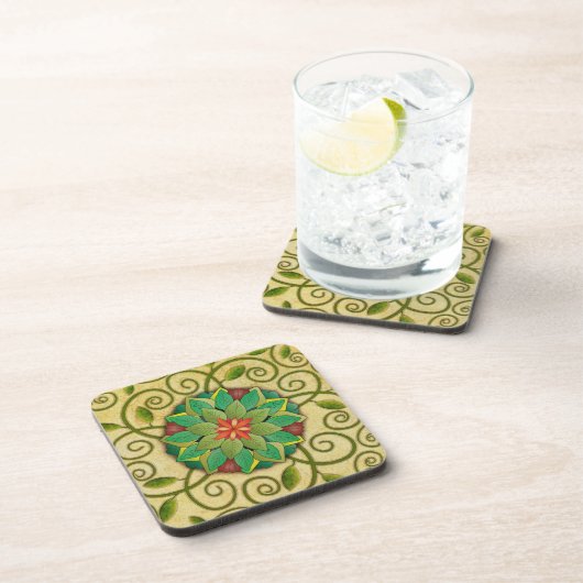 Rosette Onderzetters set (Rechterzijde)