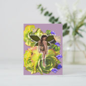 Rosette Succulent bezoekers Briefkaart (Staand voorkant)