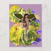 Rosette Succulent bezoekers Briefkaart (Voorkant)