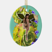 Rosette Succulent bezoekers Keramisch Ornament (Rechts)