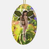 Rosette Succulent bezoekers Keramisch Ornament (Links)