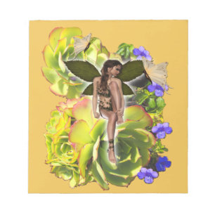 Rosette Succulent bezoekers Notitieblok