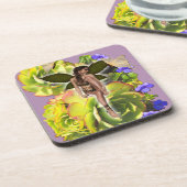 Rosette Succulent bezoekers Onderzetter (Linkerzijde)